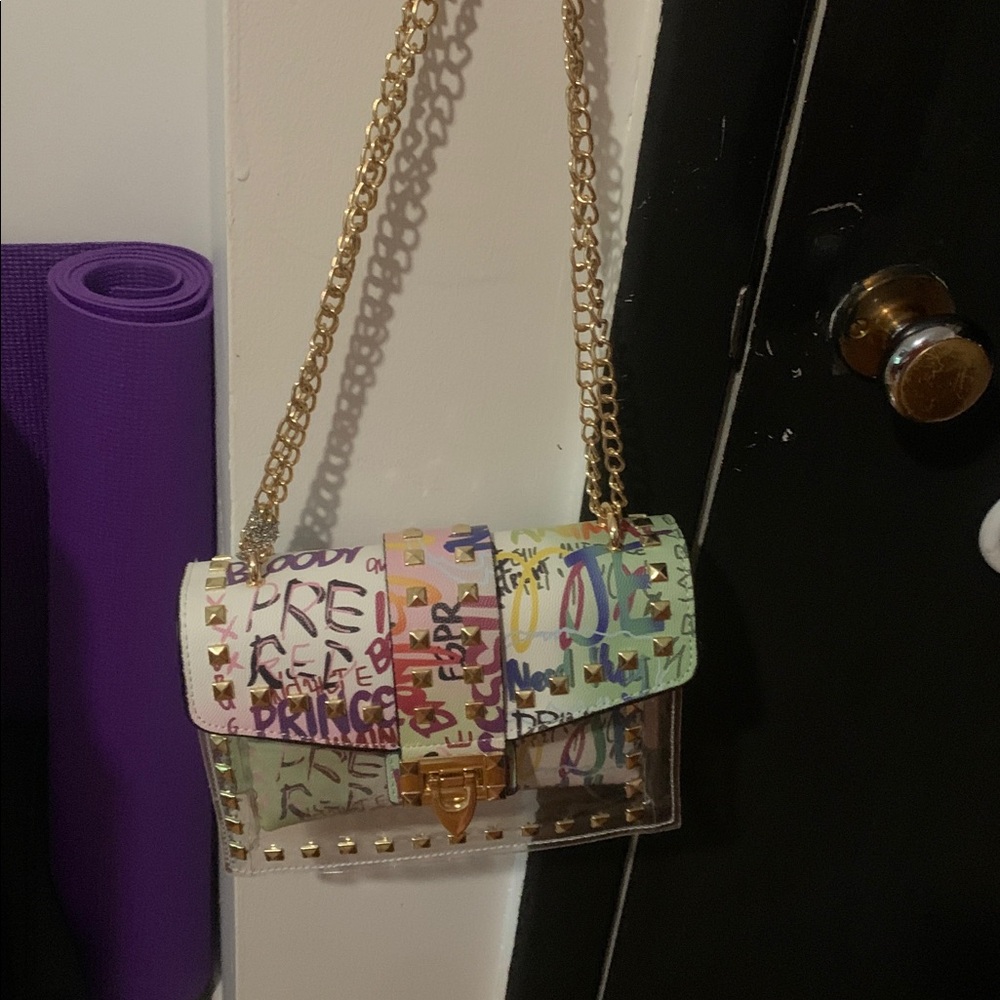 Stylish Multicolor Studded Women's Bag